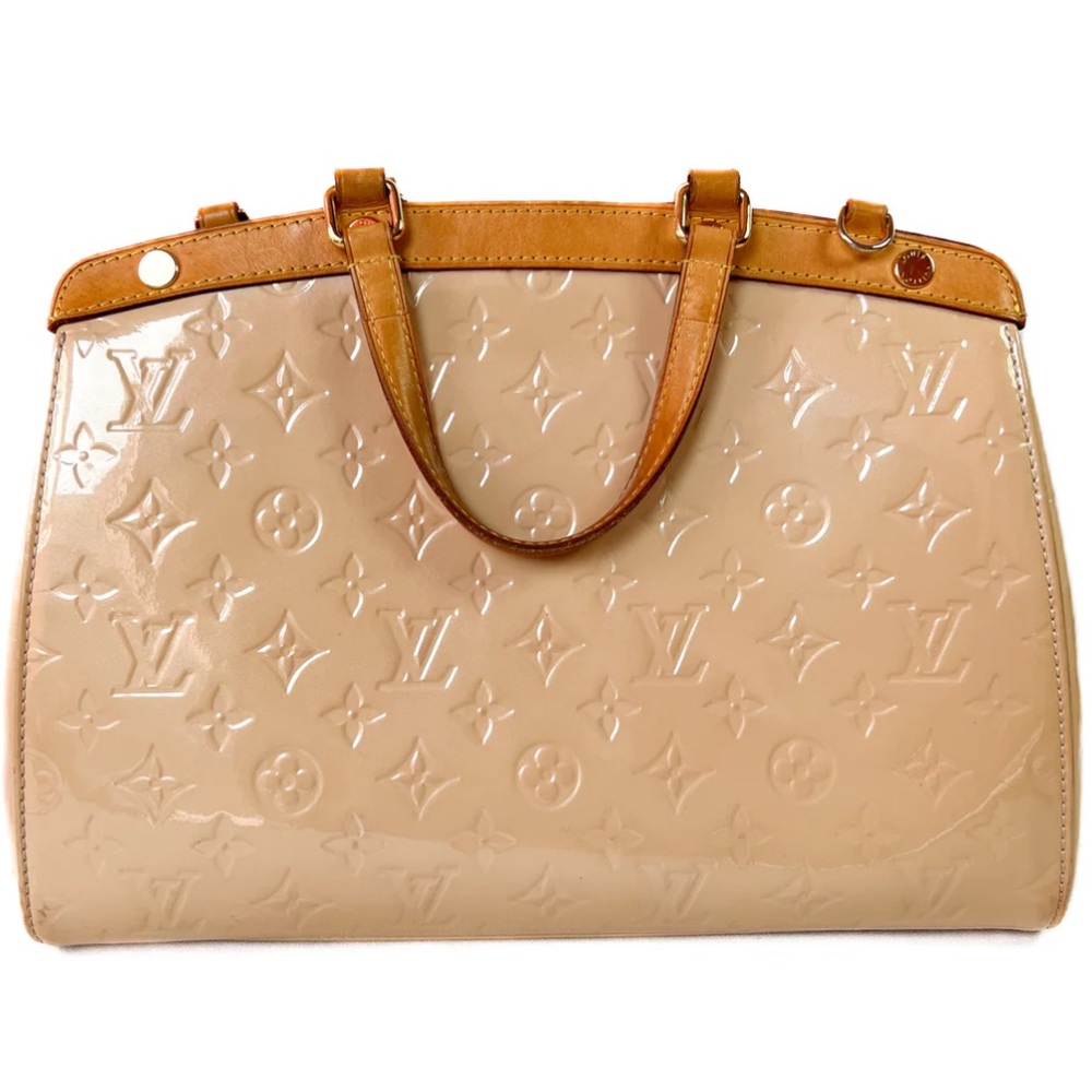 LOUIS VUITTON Monogram Vernis Brea MM Satchel Dune Vernis - Picture 4 of 15